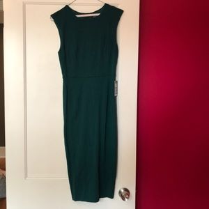 Express Emerald green sheath dress